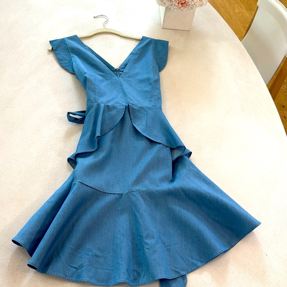 SHILLA, denim, light blue dress, medium